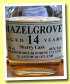 Hazelgrove 14 yo 1998/2012 (46%, The Maltman, sherry, 331 bottles)